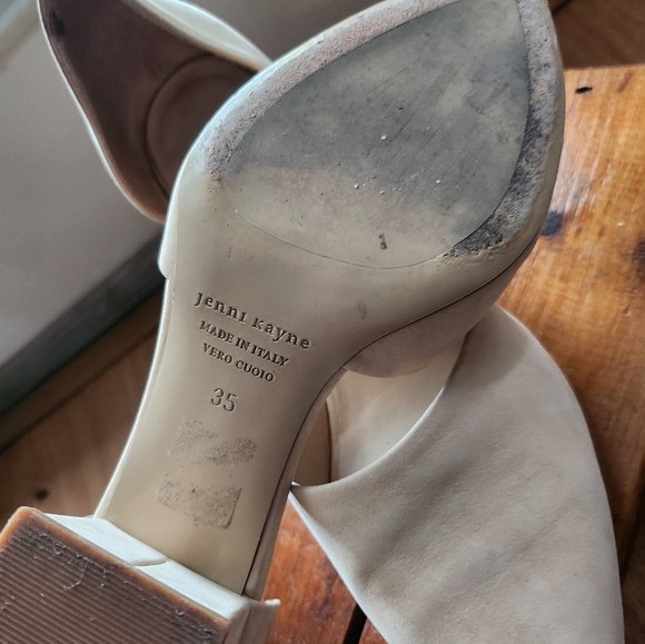 Jenni Kayne size 35 tan heels - Picture 5 of 6